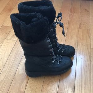 Winter waterproof boots man made lined